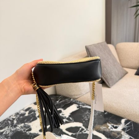 Saint Laurent Raffia Lou Camera Bag - Image 9