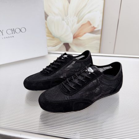 Jimmy Choo Sunny F Lace Sneakers - Image 6