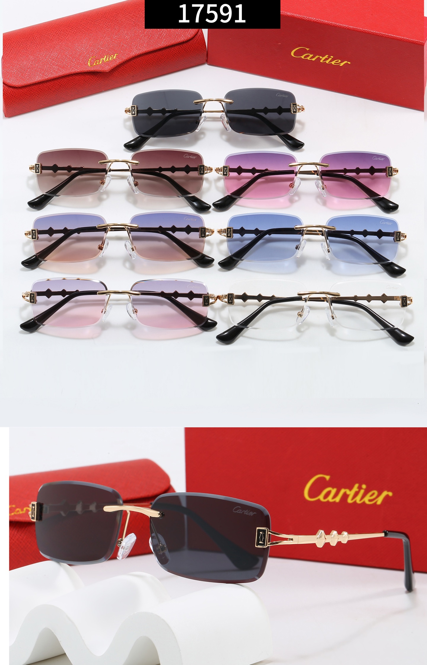 Cartier Fashionable Sunglasses - Image 1