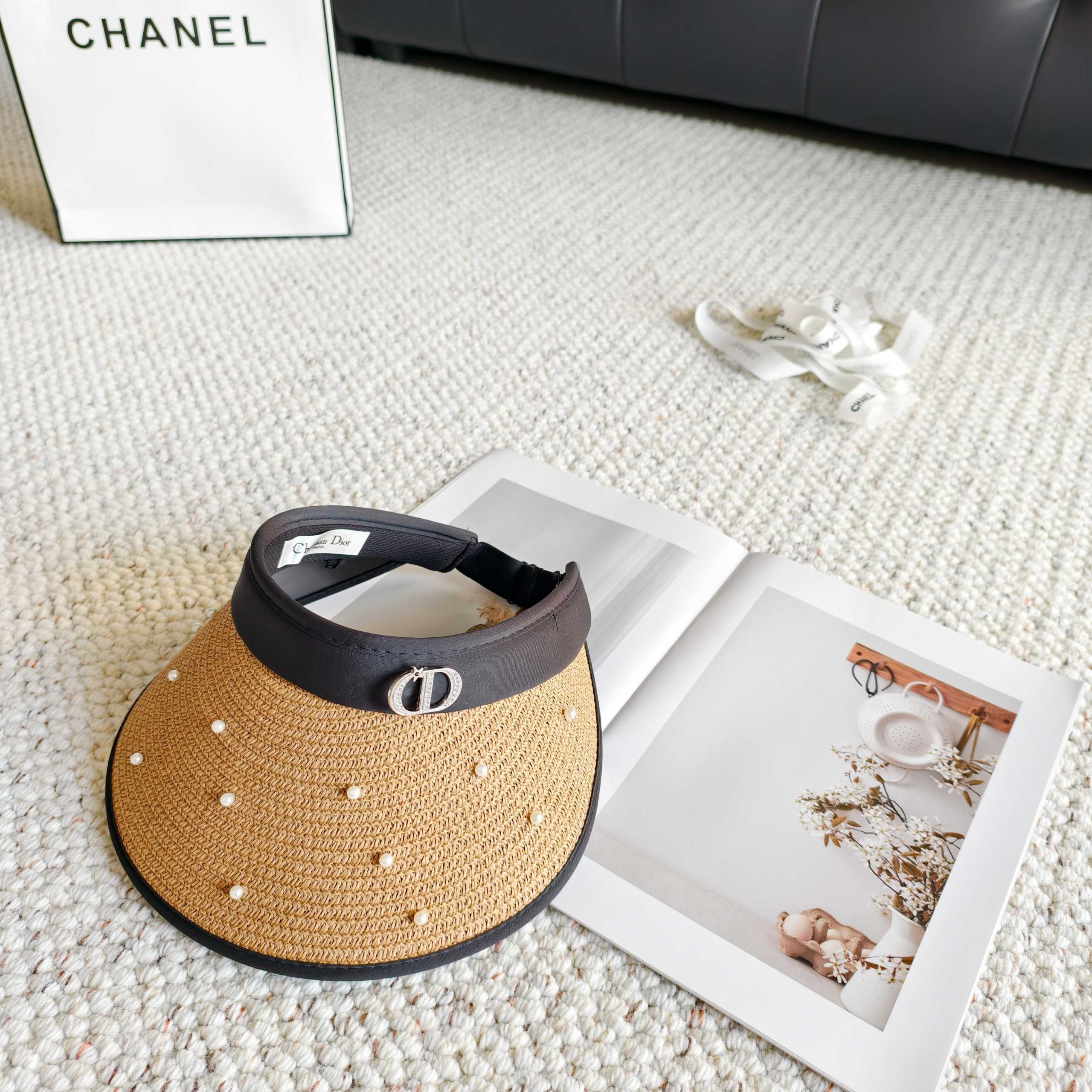 Dior Sun Hat, Flat-Top Hat - Image 3
