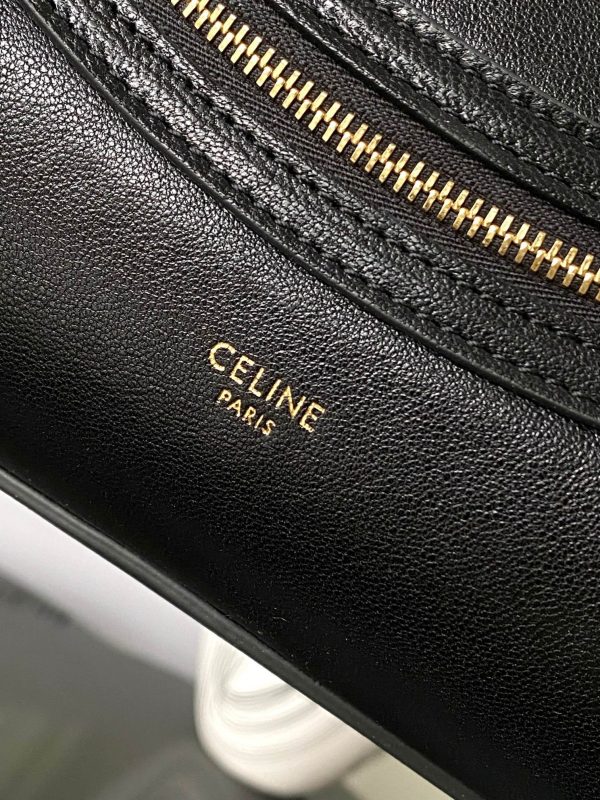Celine Little Luggage In Supple Shiny Lambskin
