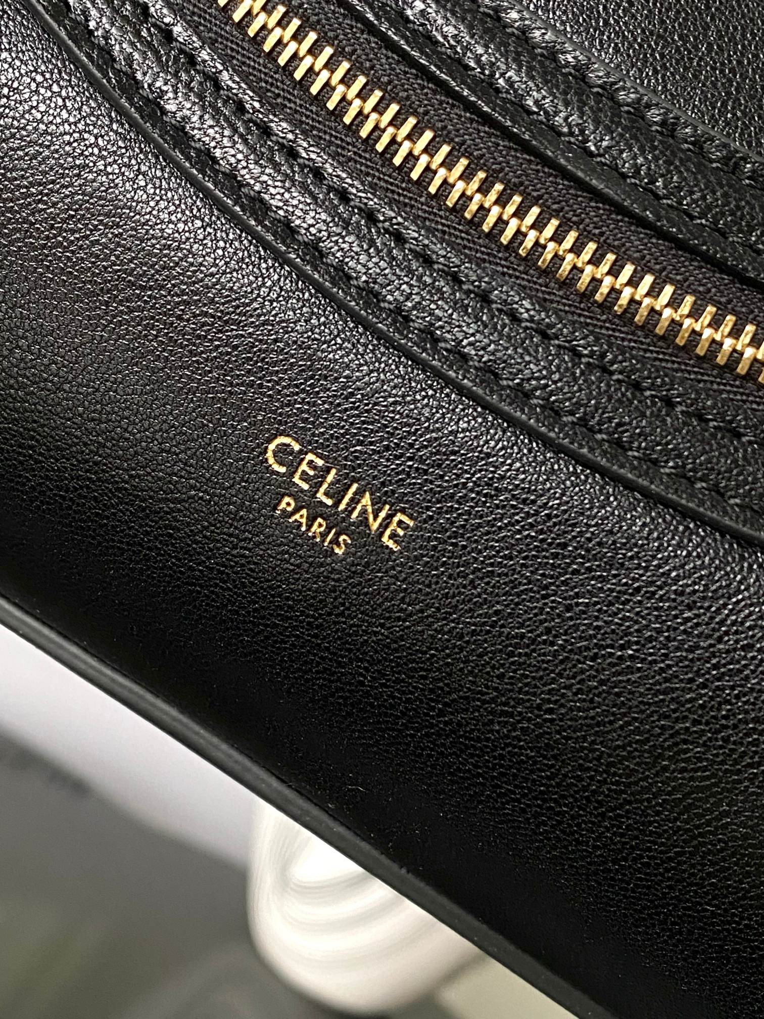 Celine Little Luggage In Supple Shiny Lambskin - Image 5