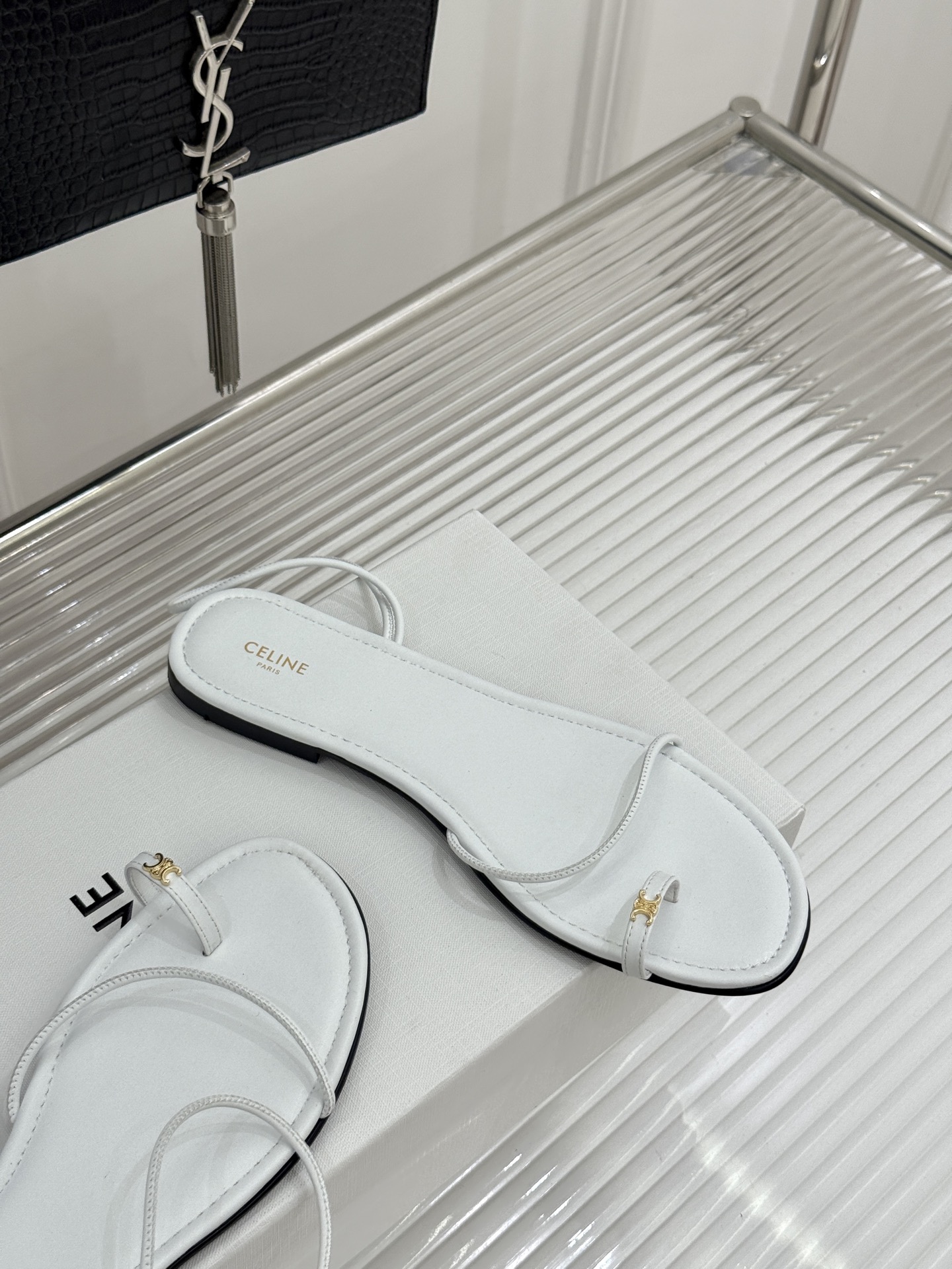 Celine Open-Toe Flat Sandals - Image 6