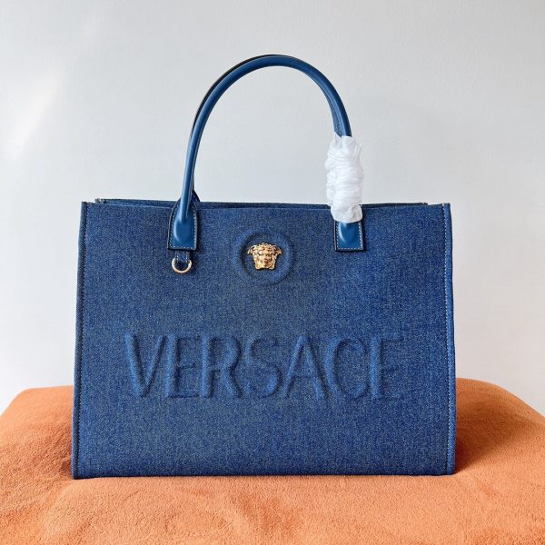 Versace Canvas Tote Bag