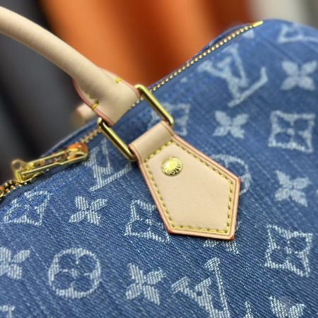 LV Speedy Bandoulière 30 Denim - Image 6