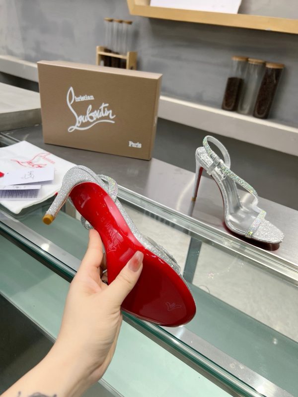 Christian Louboutin 10.5 cm Siver Heels