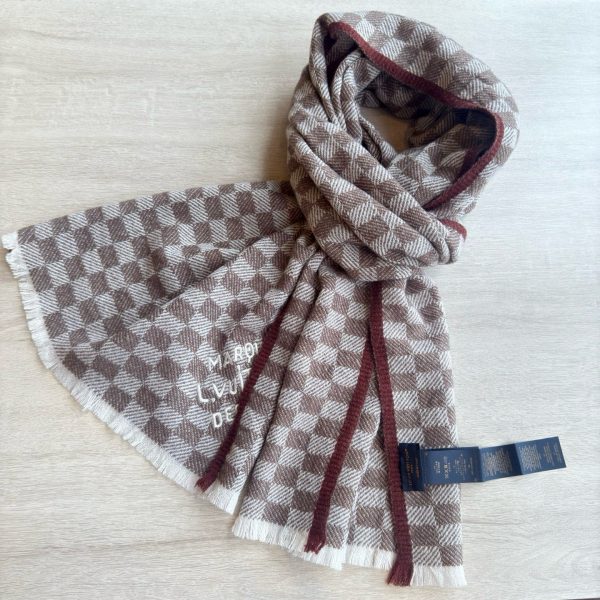LV  silk wool scarf