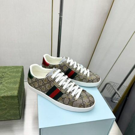 Gucci Ace GG Supreme Bees Sneaker Brown - Image 9