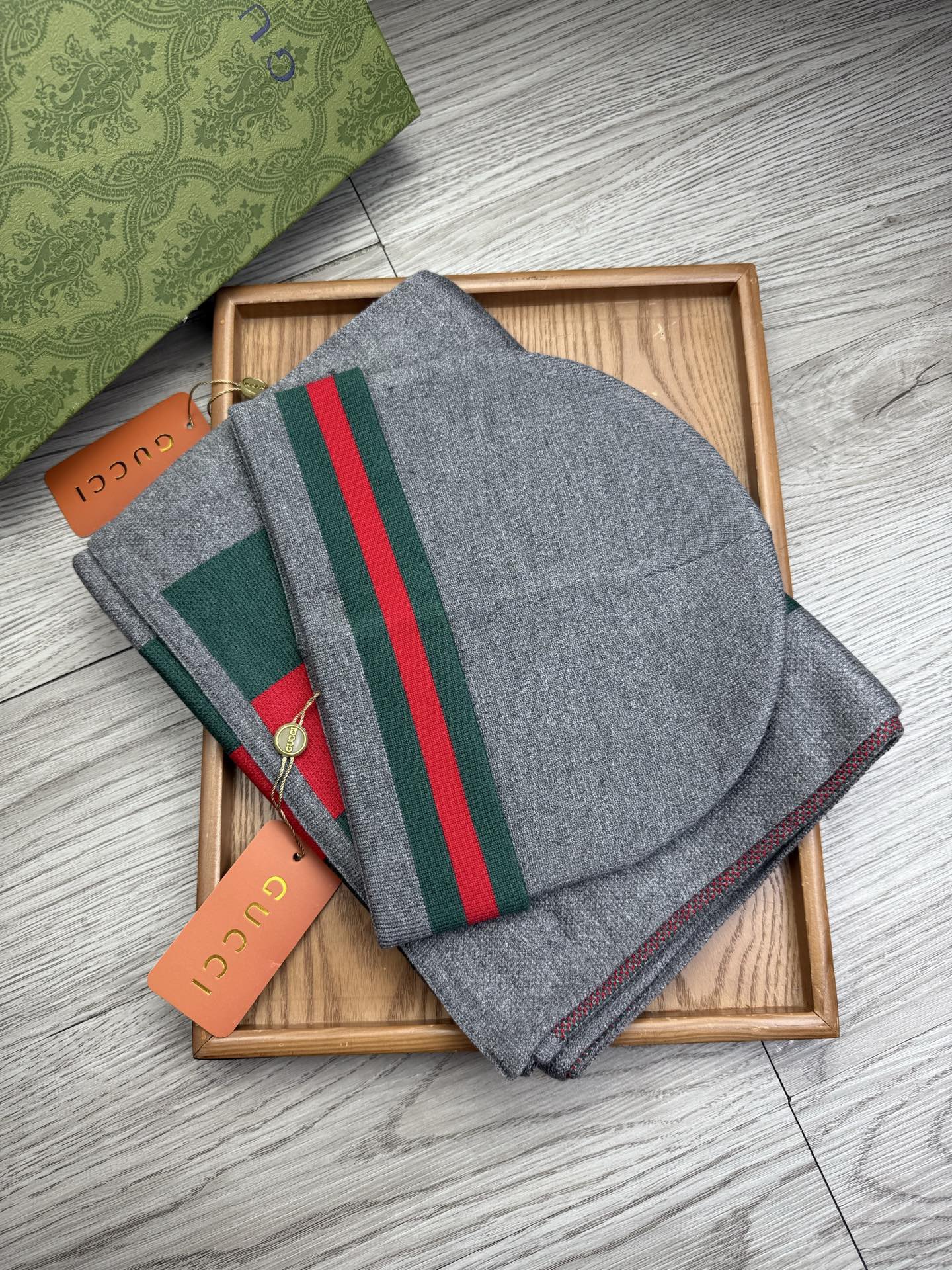 Gucci Winter Hats + Scarves - Image 2