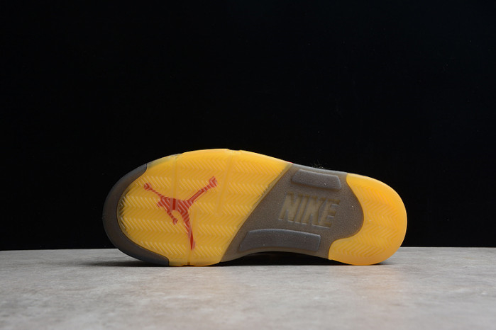 Off-White Air Jordan 5 Sail Fire Red DH8565-100 - Image 12