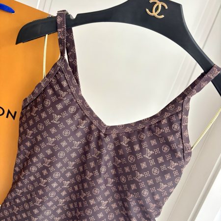 LV One-Piece Swimsuit Swimwear - Image 3