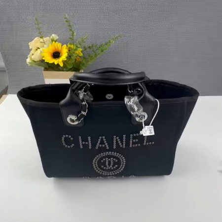 Chanel Pearl Deauville Tote bag - Image 5