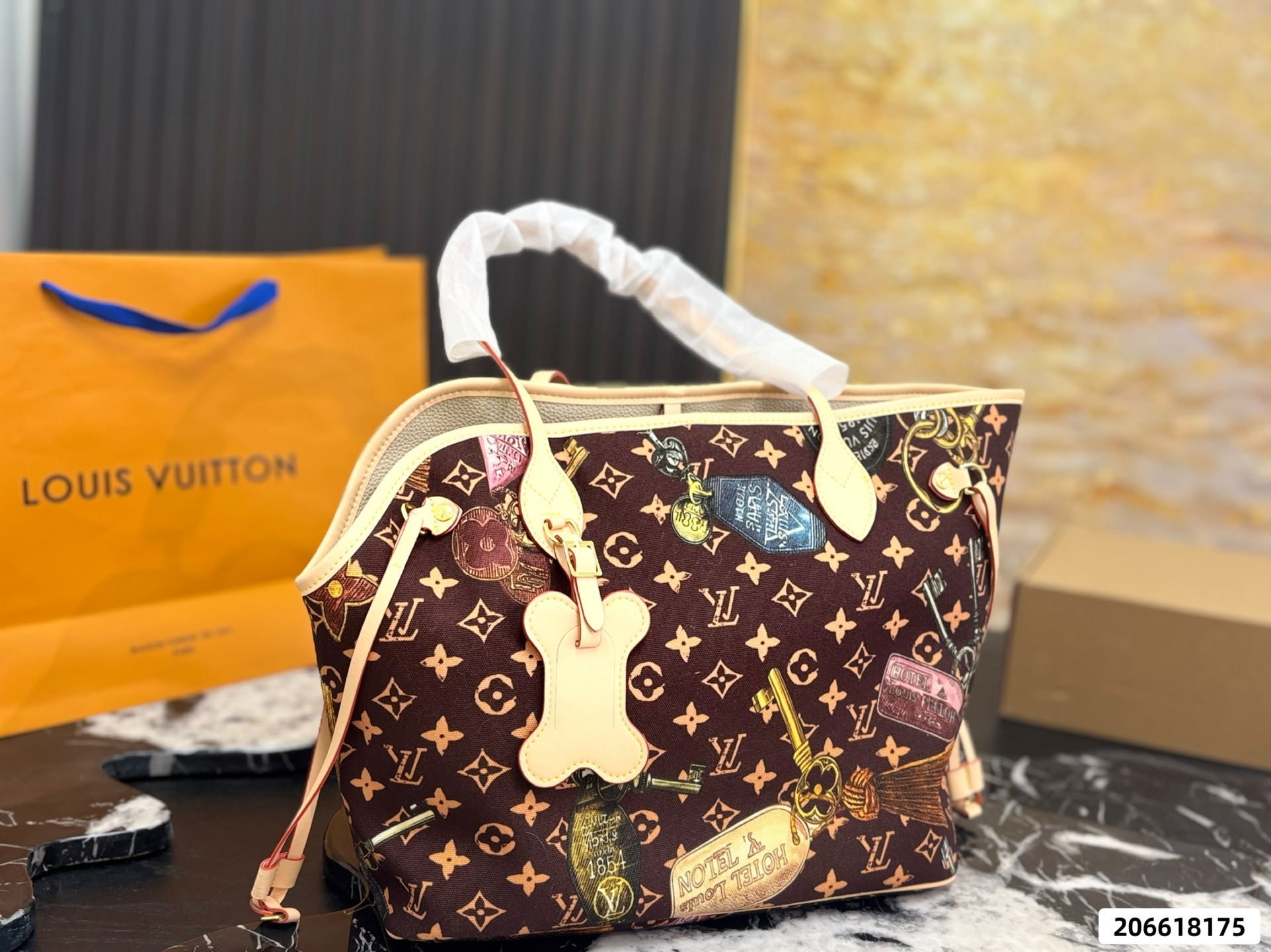 LV Neverfull Tote Bag - Image 2