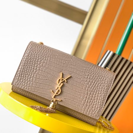 YSL Kate 24cm Crocodile Pattern Bag - Top Quality - Image 6