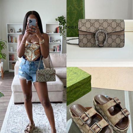 Gucci Shoes & Bag Set