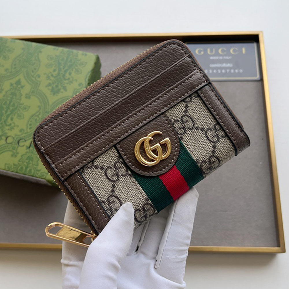 Gucci Unisex 1955 Card Holder Wallet - Image 5