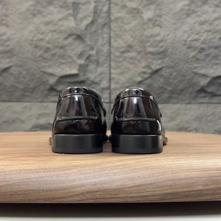 Versace Black Leather Medusa 95 Loafers - Image 4