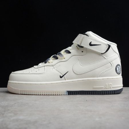 Nike Air Force 1 Mid ??07 SU19 AF1 Beige Black HT2969-013 - Image 2