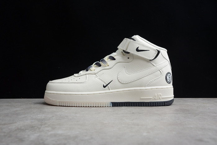 Nike Air Force 1 Mid ??07 SU19 AF1 Beige Black HT2969-013 - Image 2