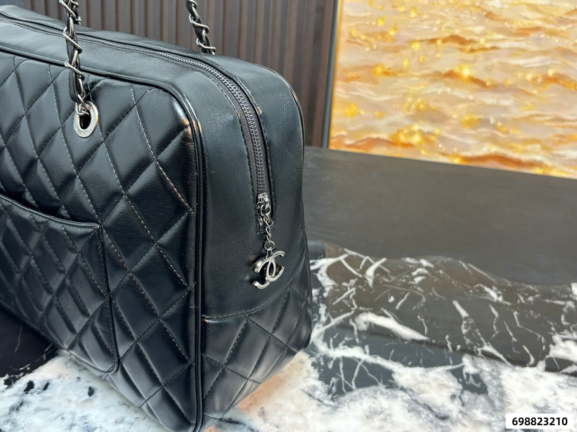 Chanel Chain Tote Bag - Image 5