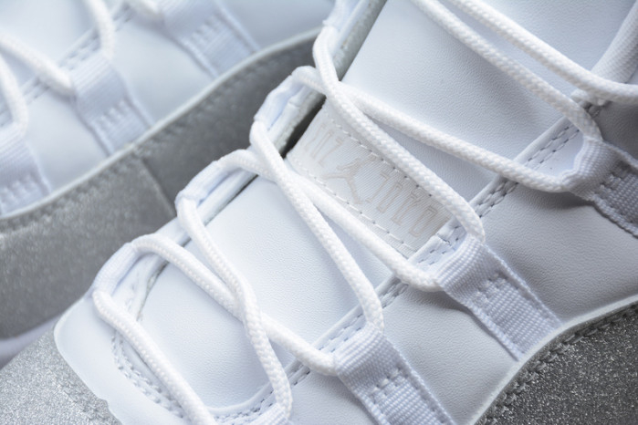 AIR Jordan 11 White Metallic Silver Vast Grey AR0715-100 - Image 10