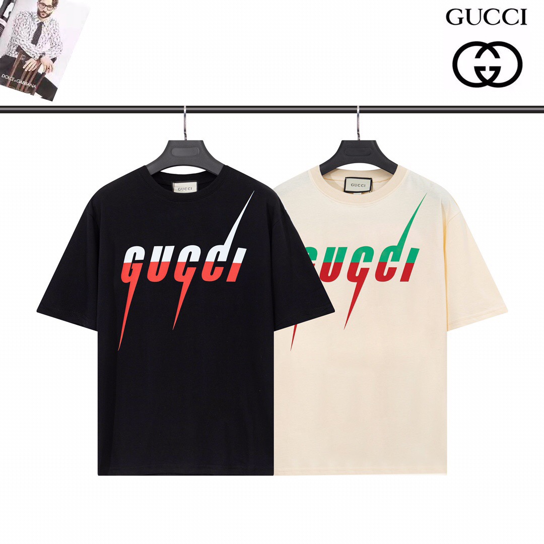 Gucci Blade Print T-shirt Black/Red/White Men's - Image 3