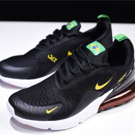 Nike Air Max 270 FIFA World Cup Brazil Black Green Yellow AH8050-112 - Image 7