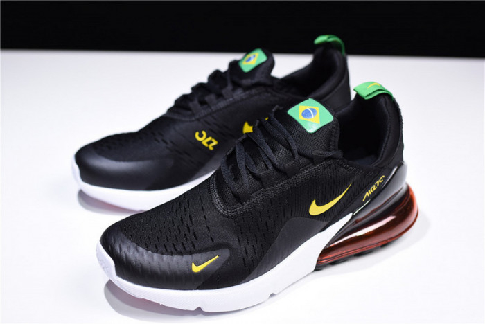 Nike Air Max 270 FIFA World Cup Brazil Black Green Yellow AH8050-112 - Image 7