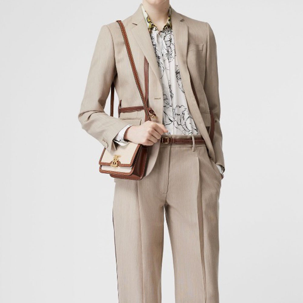 Burberry Canvas&leather Bag Small - Image 2