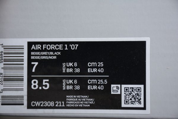 Kaws x Nike Air Force 1 07 Mid White Blue Black CW2308-211
