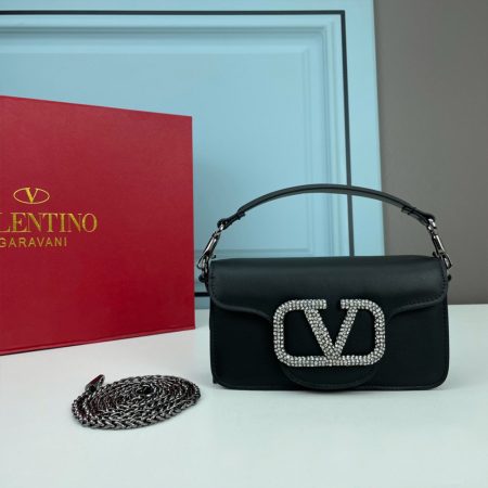 VALENTINO GARAVANI LOCò MICRO BAG WITH CHAIN AND JEWEL LOGO - Image 4