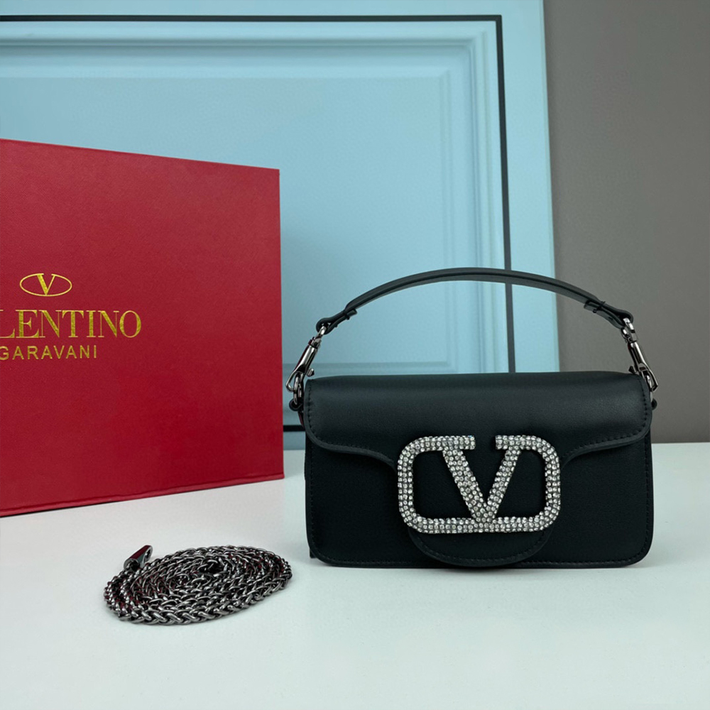 VALENTINO GARAVANI LOCò MICRO BAG WITH CHAIN AND JEWEL LOGO - Image 4