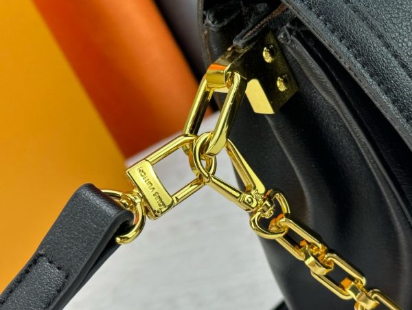 LV Smooth Dauphine MM Black Bag