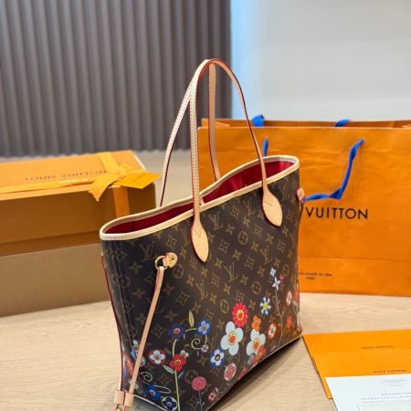 LV x TM Neverfull MM Monogram Bag - Image 6