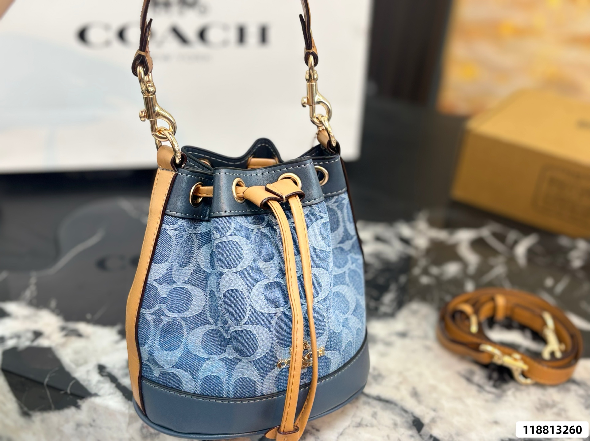 Coach Mini Bucket Bag - Image 6
