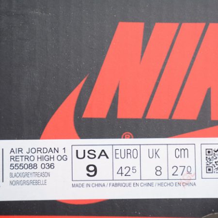 Air Jordan 1 High OG Rebellionaire555088-036 - Image 10