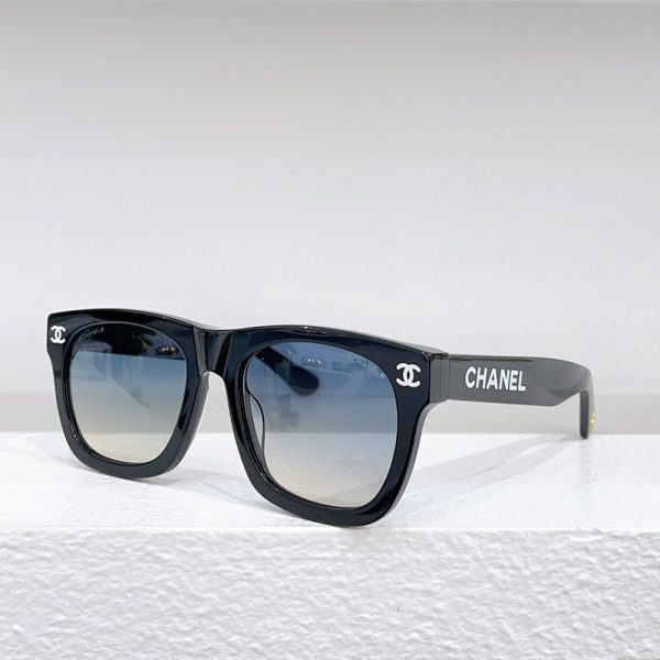 Chanel Thick Round Frame Sunglasses Top Quality
