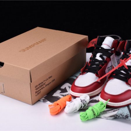 Off-White Air Jordan 1 Retro Chicago The Ten AA3834-101 - Image 23