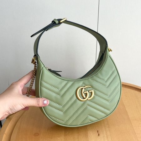 Gucci Marmont Half Moon Shoulder Bag - Image 7