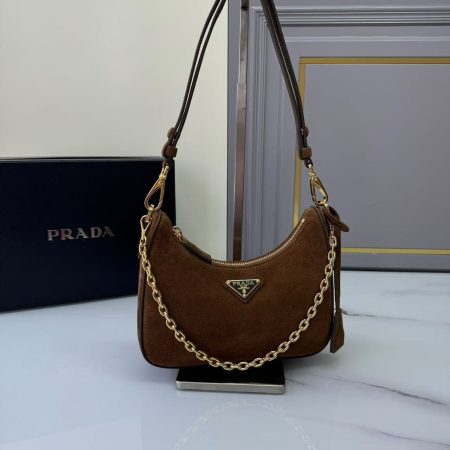 Prada Re-Edition Suede Mini Bag - Image 3