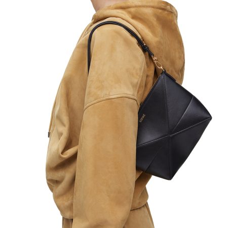 Loewe Puzzle Fold Pouch in Shiny Nappa Calfskin Bag - Image 2