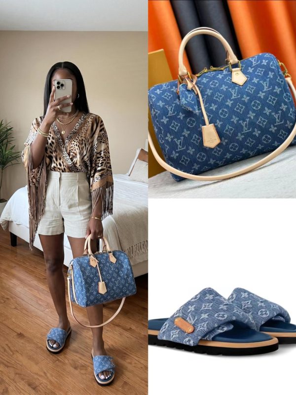 LV Shoes & Bag Set