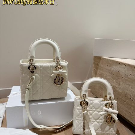 Dior Small & Micro Lady Dior My ABC Dior Bag with bow - Image 6