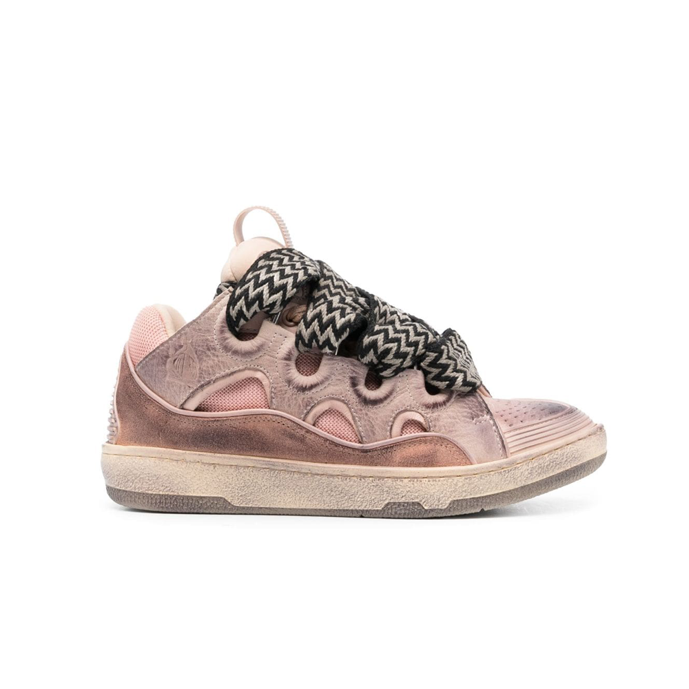 Lanvin LEATHER CURB SNEAKERS - Image 9