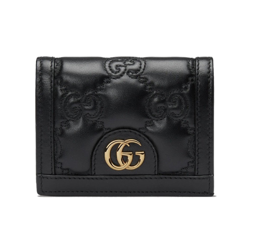 Gucci Unisex GG Marmont Card Case Wallet - Image 1