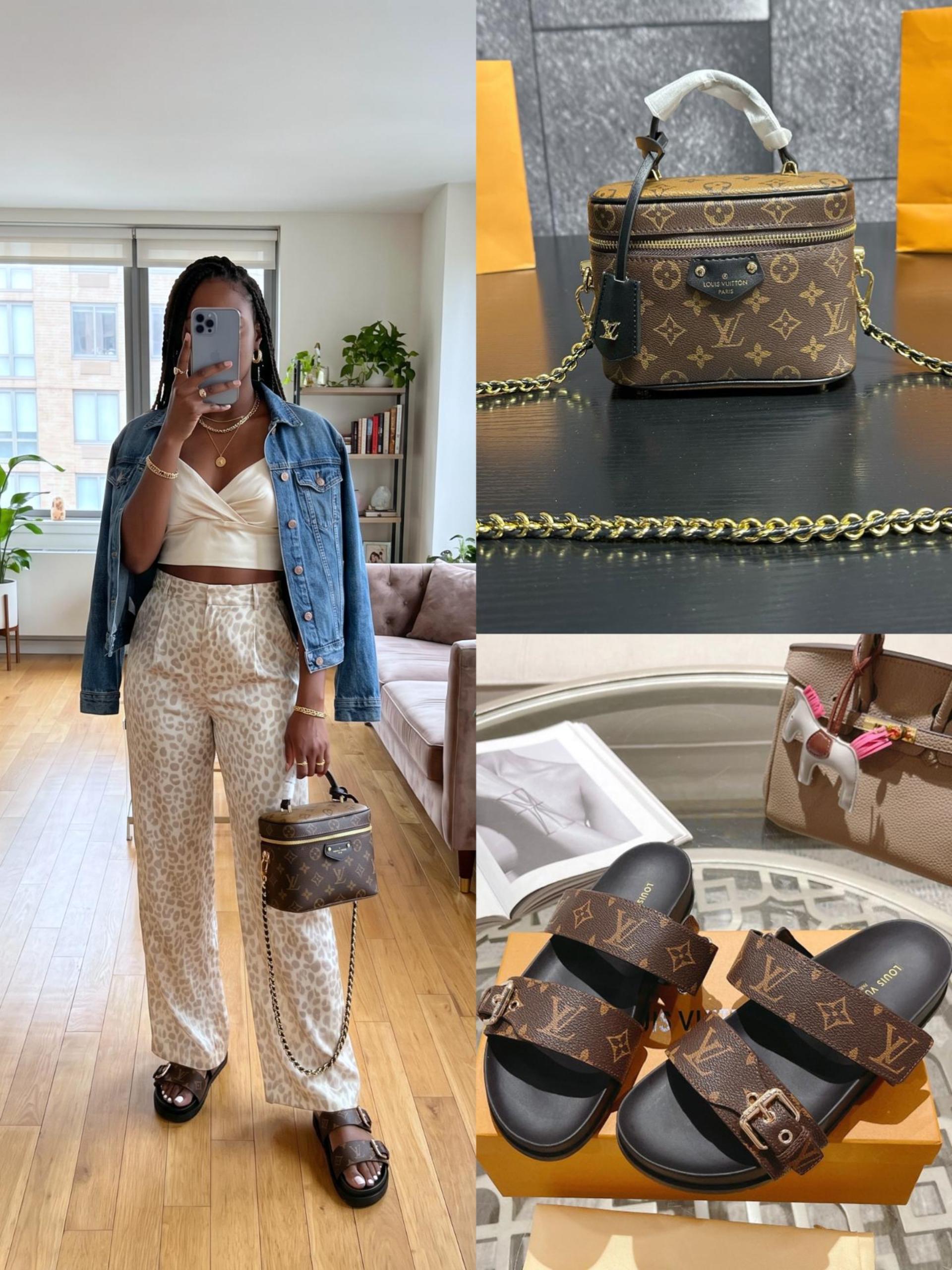 LV Shoes & Bag Set - Image 1