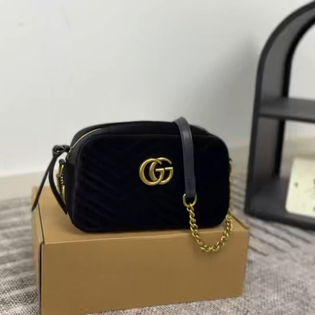 Gucci Velvet Camera Bag - Image 1