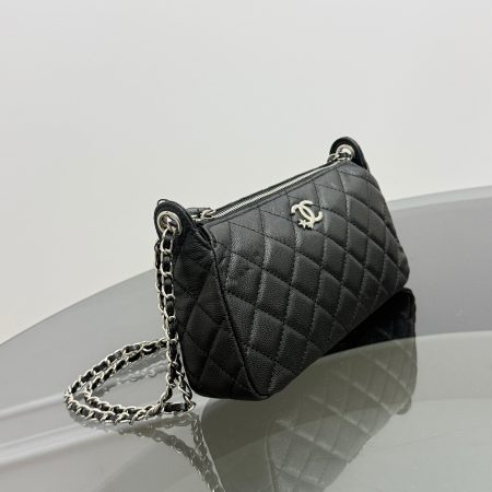 Chanel Caviar Qulited Purse with Chain