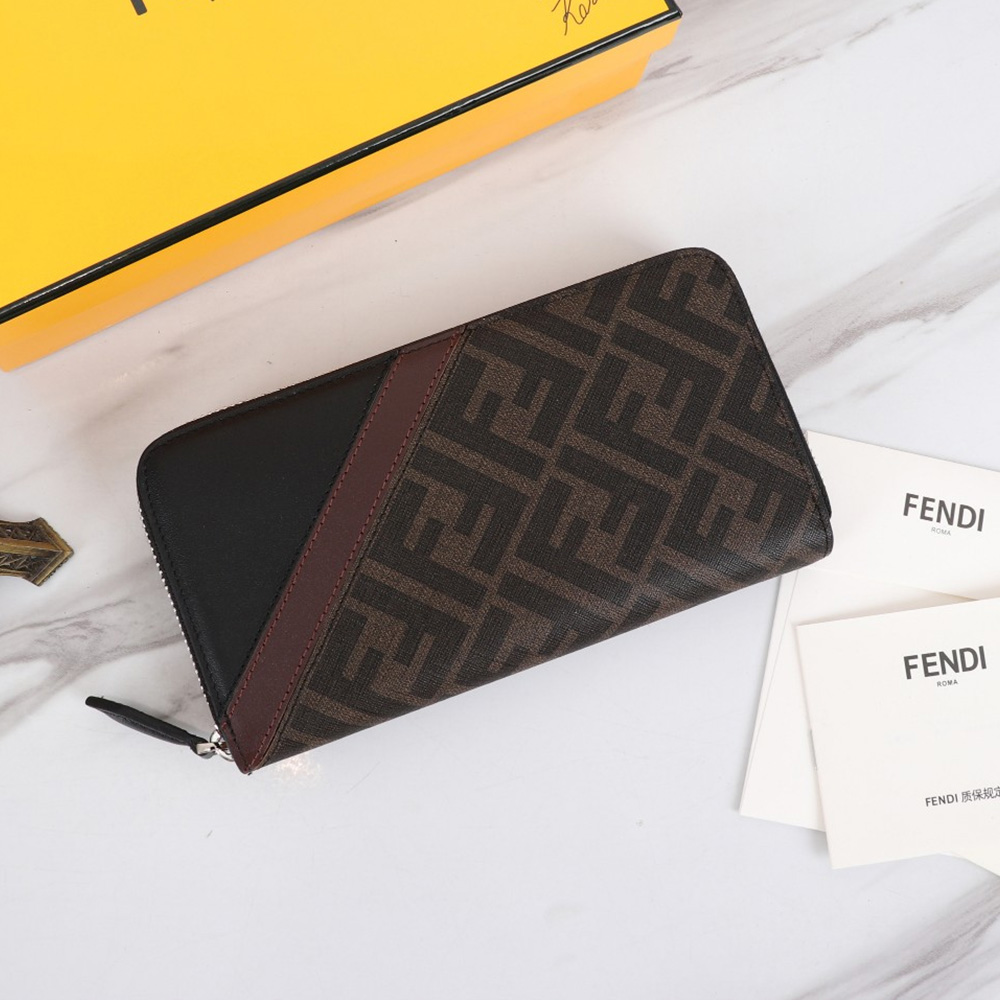 FENDI FF Printing Leather Wallte - Image 3