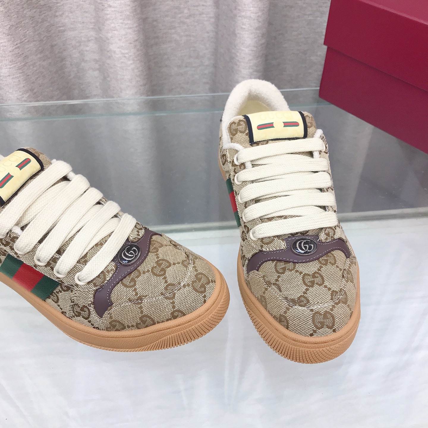 Gucci Men's Screener Sneaker - Image 6